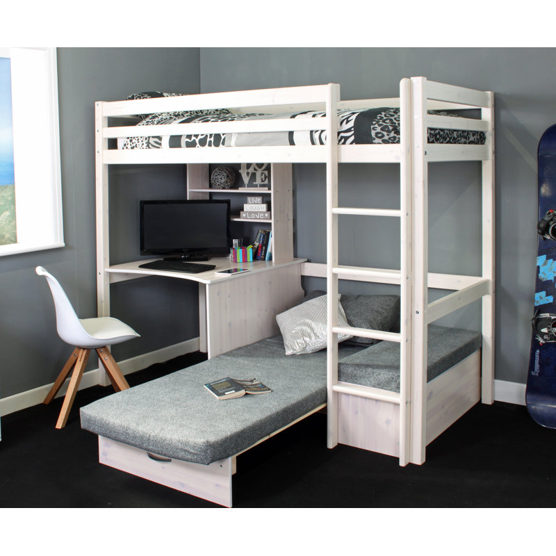 Isabelle & Max Cutler European Single Futon Bunk Bed & Reviews